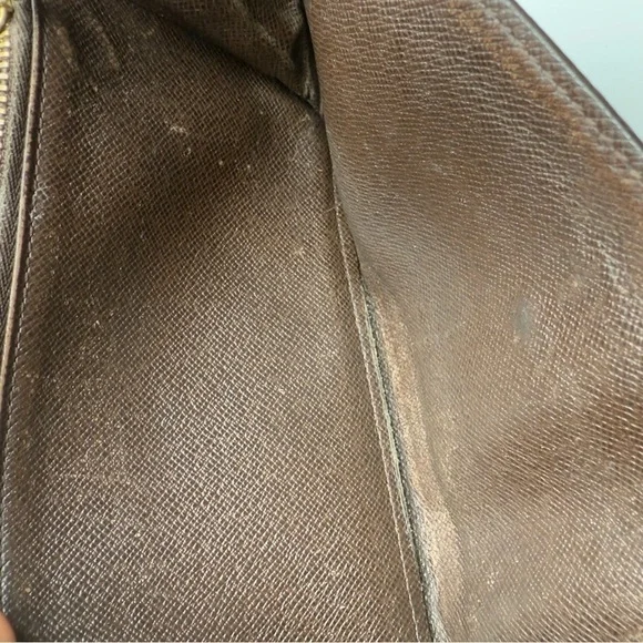 Louis Vuitton Portefeuille Sarah Damier Wallet Ebene Brown | Women’s | Used | - Picture 10 of 15